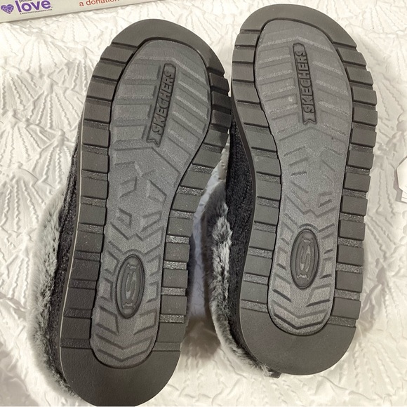 BOBS from Skechers Gray Faux Fur Keepsake-Angel 8.5 - Picture 6 of 12